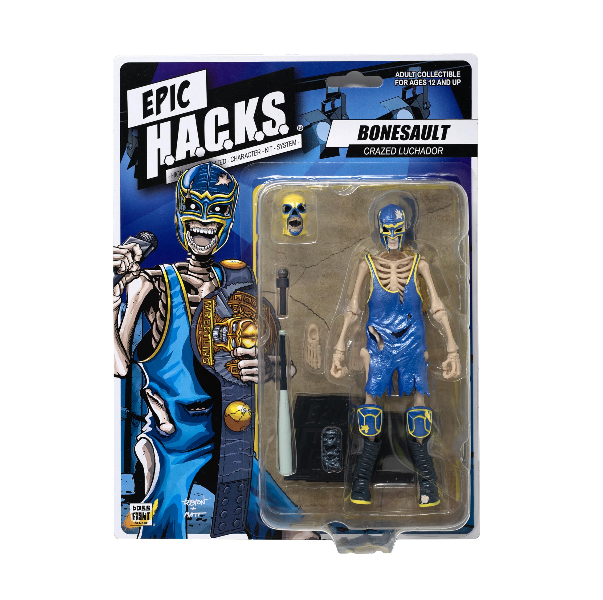 Amazon.com: Boss Fight Studio Epic H.A.C.K.S. Bonesault Skeleton